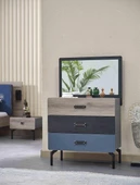 Şifonyer-ayna Urlu 90417 DENİM İnovasyon Model Suntalem kalite yüksek ayak ElYapım - 1