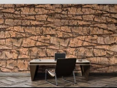 3 Boyutlu Ağaç Kabuğu Temalı Duvar Kağıdı Baskı thumbnail 4