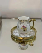 Kosova RSY-202 Selena 6 Lı Tombul Kahve Fincan Takımı - 2