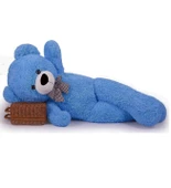 85 cm Papyonlu Sevimli Peluş Şaşkın Ayı - Sevgiliye Özel HEDİYE thumbnail 11