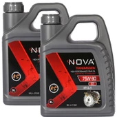 Nova 75W-80 St Apı GL-5 Sentetik Şanzıman Yağı 2 x 3 Litre - 1