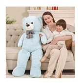 120 cm Papyonlu Sevimli Peluş Şaşkın Ayı - Sevgiliye Özel Hediye thumbnail 12