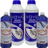 Nova -25 Derece Yeşil Antifriz 2 X 1.5 Litre + Cam Suyu 2 Lt - 1