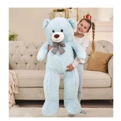 120 cm Papyonlu Sevimli Peluş Şaşkın Ayı - Sevgiliye Özel Hediye thumbnail 10