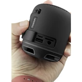 Powewray Siyah C4 Taşınabilir Bluetooth Hoparlör Ses Bombası Sese Duyarlı Led Işık - 4