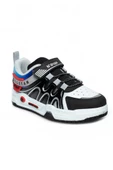 Ndrops 020-24 Deri Erkek Çocuk Sneaker Siyah Beyaz 26-30 thumbnail 1