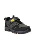 Ndrops 07-24 Deri Erkek Çocuk Sneaker Haki Sarı 31-35 - 1
