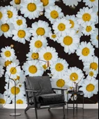 Papatya Temalı Duvar Kağıdı Baskı thumbnail 6