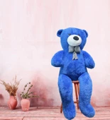 130 cm Papyonlu Sevimli Büyük Peluş Ayıcık- % 100 YERLİ - 8
