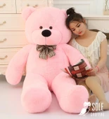 Sevgiliye Özel Hediye - 140 cm Papyonlu Peluş Ayıcık... thumbnail 5