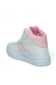 Ndrops 09-24 Deri Outdoor Kız Çocuk Spor Bot Beyaz Pembe 31-35 - 3