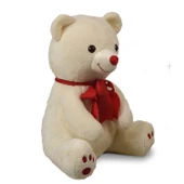 Sevgiliye Özel HEDİYE- 80 cm Kalp Tutan, Oturan Sevimli Peluş Ayı thumbnail 4