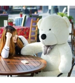 Sevgiliye Özel Hediye - 140 cm Papyonlu Peluş Ayıcık... thumbnail 1