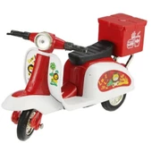 Çek Bırak Metal Vespa Motor 12 Cm - FY361A-12D - Kırmızı thumbnail 1