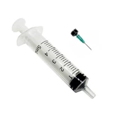 AYSET - 5 ML 3 PARÇA YEŞİL KISA İĞNELİ ENJEKTÖR 21G X 16 MM (100 ADET) - 1