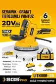SGS5415 20 Volt 2 Amper Akülü Titreşimli Vantuz Seramik Granit Mermer Kiremit Döşeme Makinesi - 1