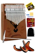 Midex KLX-880-PAK Hakiki Ağaç Kalimba 17 Tuşlu Full Set - 1
