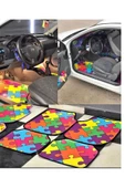 ucuzdukkan28 Fiat Scudo ÖZEL ÜRETİM PUZZLE DESENLİ OTO PASPAS - 1