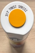 Akçalı Taksi Sarısı Sarı 317 Alüminyum-ahşap-plastik-demir-metal-sprey Boyama 400 ml - 1