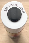 Akçalı Parlak Siyah 326 Alüminyum-ahşap-plastik-demir-metal-sprey Boyama 400 ml - 1