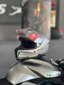 Ls2 Stream 2 Mat Tıtanıum Güneş Vizörlü Tam Kask S - 1