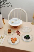 Cam Pasta Tabağı Seti 6 Adet Desenli 19 cm - 3