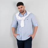 PAUL MARTİN REGULAR FİT ERKEK KETEN GÖMLEK - 6