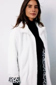 Leopar Astarlı Peluş Kaban - EKRU - 5
