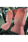 ucuzdukkan28 Çizgili oto koltuk kılıfı kırmızı beyaz zebra desenli nostalji - 2