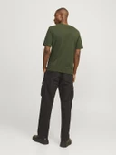 JACK JONES Erkek İskelet Baskılı Tişört 12256782 - 3