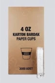 KARAKOÇ 4 oz Karton Bardak 3000'li - 1