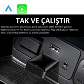Yate10 Kablosuz Android Auto/Car Play USB Dongle Cihazı - 4