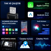 Yate10 Kablosuz Android Auto/Car Play USB Dongle Cihazı - 3