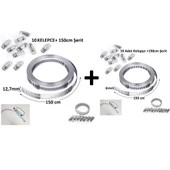 Yate10 Şerit Kelepçe Set (300cm Şerit 20 Adet Kelepçe) - 4