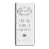 1000 gr İAR Külçe Gümüş - 1