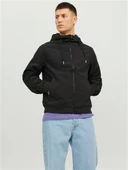 JJEBASIC SOFTSHELL HOOD NOOS Black Black S - 2