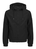 JJEBASIC SOFTSHELL HOOD NOOS Black Black S - 1