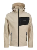 JJTAYLOR SOFTSHELL JACKET Moonbeam Moonbeam XL - 2