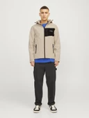 JJTAYLOR SOFTSHELL JACKET Moonbeam Moonbeam M - 3