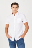 SS Kısa Kollu Gömlek White White XXL - 1