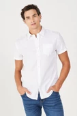 SS Kısa Kollu Gömlek White White XXL - 5