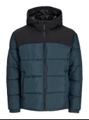 JJMOON HOOD PUFFER Forest Forest XL - 1