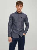JJESHERIDAN SHIRT L/S NOOS Black Black L - 1