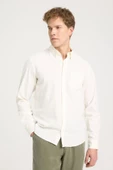 Uzun Kollu Gömlek Worn White Worn White XXL - 1