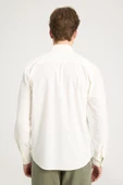 Uzun Kollu Gömlek Worn White Worn White XXL - 4