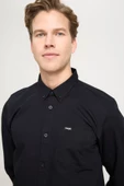 Uzun Kollu Gömlek Black Black XL - 4