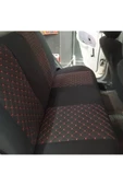 ucuzdukkan28 Jaguar Xf Lüks Kapitone Kumaş Oto Koltuk Kılıfı Ön ve Arka Set - Kırmızı - 3