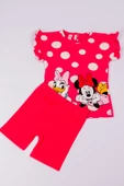 KIZ ÇOCUK ŞORTLU TAKIM MİNNİE MOUSE BASKILI A75 thumbnail 1