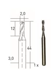 28759 Tungsten Karbürlü Matkap Ucu 2.0 Mm - 1