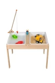 Galery Wood Montessori Doğal Ahşap Duyu Aktivite Kum Ve Su Masası-duyusal Oyun Ve Gelişim Iç Mekan Aktivite Masa - 2